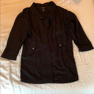 FOREVER 21 long line jacket